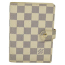 LOUIS VUITTON Damier Azur Agenda PM Day Planner Cover R20706 LV Auth ki5735-13