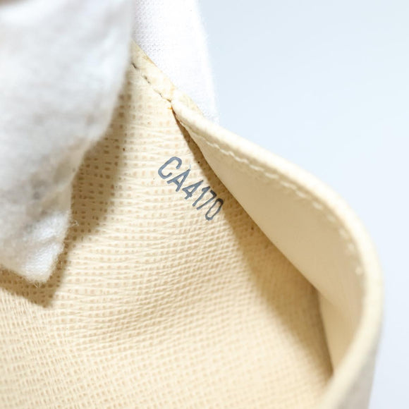 LOUIS VUITTON Damier Azur Agenda PM Day Planner Cover R20706 LV Auth ki5735