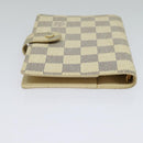 LOUIS VUITTON Damier Azur Agenda PM Day Planner Cover R20706 LV Auth ki5735-5