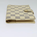 LOUIS VUITTON Damier Azur Agenda PM Day Planner Cover R20706 LV Auth ki5735-6