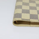 LOUIS VUITTON Damier Azur Agenda PM Day Planner Cover R20706 LV Auth ki5735-14