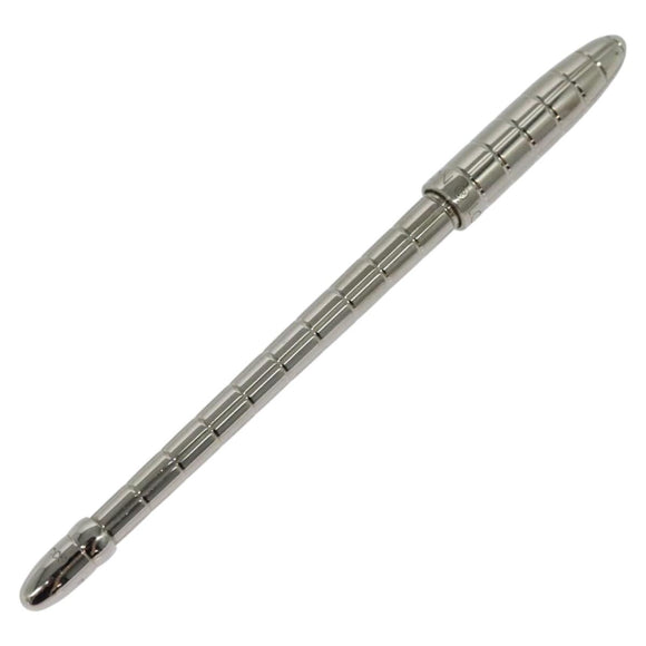 LOUIS VUITTON Styro Agenda Ballpoint Pen metal Silver LV Auth ki5736