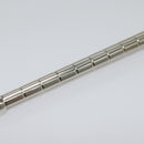 LOUIS VUITTON Styro Agenda Ballpoint Pen metal Silver LV Auth ki5736-3