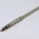 LOUIS VUITTON Styro Agenda Ballpoint Pen metal Silver LV Auth ki5736-9