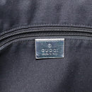 GUCCI GG Canvas Shoulder Bag Silver 145857 Auth ki5740-18