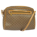 GUCCI Micro GG Supreme Shoulder Bag PVC Beige Gold 007 58 0014 Auth ki5741-1