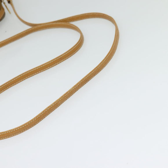 GUCCI Micro GG Supreme Shoulder Bag PVC Beige Gold 007 58 0014 Auth ki5741