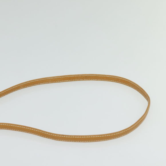 GUCCI Micro GG Supreme Shoulder Bag PVC Beige Gold 007 58 0014 Auth ki5741