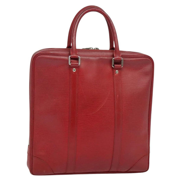LOUIS VUITTON Epi Vivienne MM Business Bag Red M5912E LV Auth ki5742