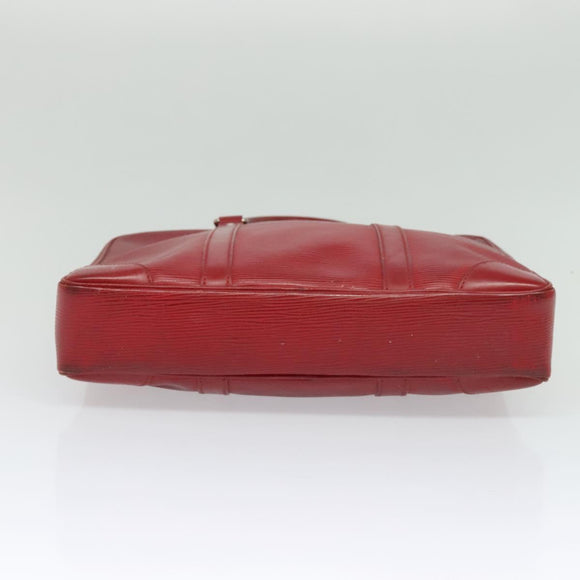 LOUIS VUITTON Epi Vivienne MM Business Bag Red M5912E LV Auth ki5742