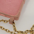 LOUIS VUITTON Monogram Trunk IPHONE14PRO iPhone Case Pink M82082 LV Auth ki5744-16