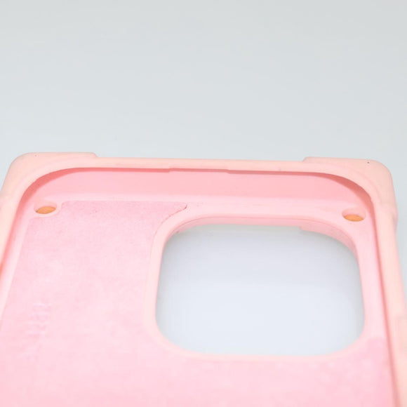 LOUIS VUITTON Monogram Trunk IPHONE14PRO iPhone Case Pink M82082 LV Auth ki5744