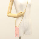 LOUIS VUITTON Monogram Trunk IPHONE14PRO iPhone Case Pink M82082 LV Auth ki5744-21