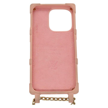 LOUIS VUITTON Monogram Trunk IPHONE14PRO iPhone Case Pink M82082 LV Auth ki5744 - 0