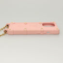 LOUIS VUITTON Monogram Trunk IPHONE14PRO iPhone Case Pink M82082 LV Auth ki5744-3