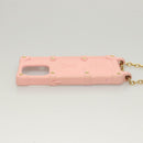 LOUIS VUITTON Monogram Trunk IPHONE14PRO iPhone Case Pink M82082 LV Auth ki5744-4