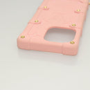 LOUIS VUITTON Monogram Trunk IPHONE14PRO iPhone Case Pink M82082 LV Auth ki5744-6