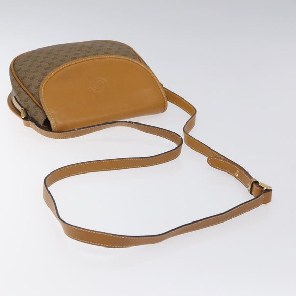 GUCCI Micro GG Supreme Shoulder Bag PVC Beige Gold 007 115 0074 Auth ki5748