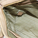PRADA Hand Bag Leather 2way Beige Gold Auth ki5757-21