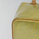 LOUIS VUITTON Monogram Vernis Houston Hand Bag Gris M91053 LV Auth ki5759-15