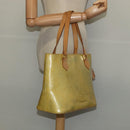 LOUIS VUITTON Monogram Vernis Houston Hand Bag Gris M91053 LV Auth ki5759-21