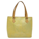 LOUIS VUITTON Monogram Vernis Houston Hand Bag Gris M91053 LV Auth ki5759-13