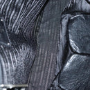 PRADA Tote Bag Nylon Leather 2way Black Silver Auth ki5762-11