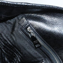 PRADA Tote Bag Nylon Leather 2way Black Silver Auth ki5762-21