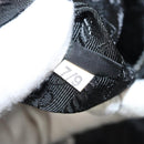 PRADA Tote Bag Nylon Leather 2way Black Silver Auth ki5762-12