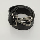 PRADA Tote Bag Nylon Leather 2way Black Silver Auth ki5762-23