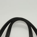 PRADA Tote Bag Nylon Leather 2way Black Silver Auth ki5762-8