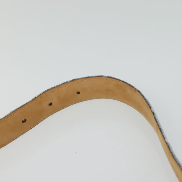 LOUIS VUITTON Monogram Denim Ceinture Belt Blue M6921U LV Auth ki5763