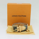 LOUIS VUITTON Monogram Denim Ceinture Belt Blue M6921U LV Auth ki5763-12