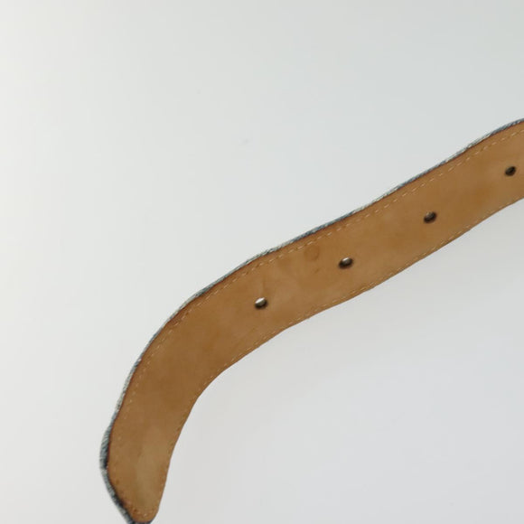 LOUIS VUITTON Monogram Denim Ceinture Belt Blue M6921U LV Auth ki5763