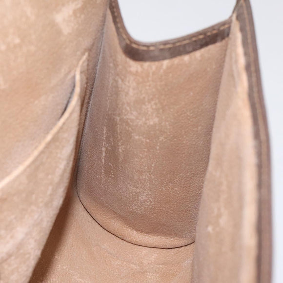 GUCCI GG Supreme Web Sherry Line Clutch Bag PVC Beige Red 156 01 031 Auth ki5765