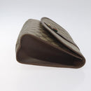 GUCCI GG Supreme Web Sherry Line Clutch Bag PVC Beige Red 156 01 031 Auth ki5765-4