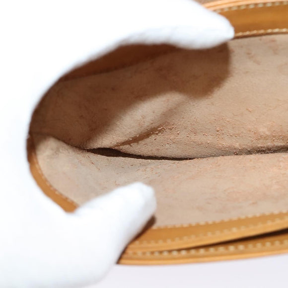 GUCCI Micro GG Supreme Shoulder Bag PVC Beige Gold 004 106 0024 Auth ki5768