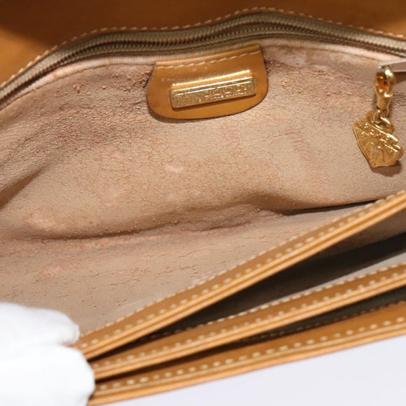 GUCCI Micro GG Supreme Shoulder Bag PVC Beige Gold 004 106 0024 Auth ki5768