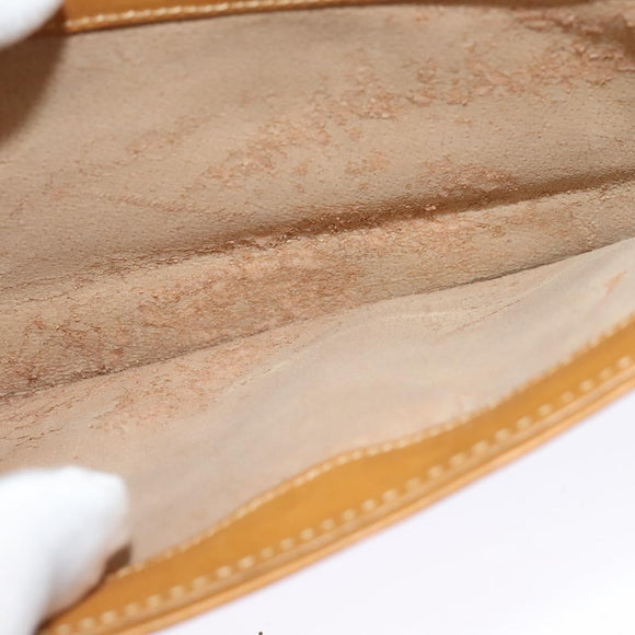 GUCCI Micro GG Supreme Shoulder Bag PVC Beige Gold 004 106 0024 Auth ki5768