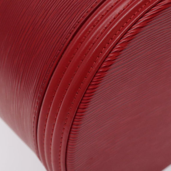LOUIS VUITTON Epi Cannes Hand Bag Red M48037 LV Auth ki5771