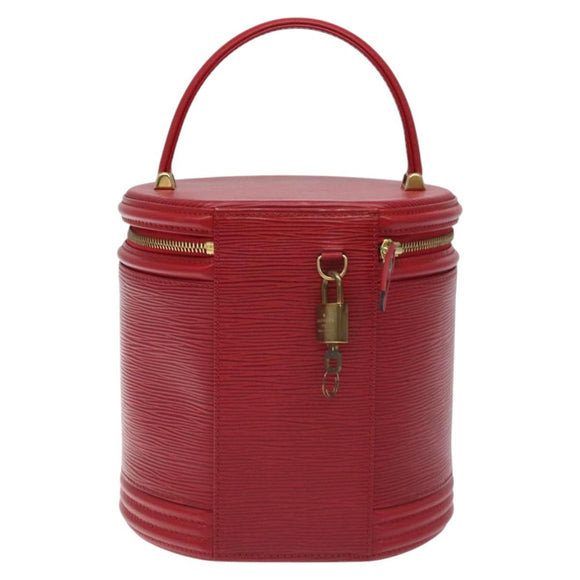 LOUIS VUITTON Epi Cannes Hand Bag Red M48037 LV Auth ki5771