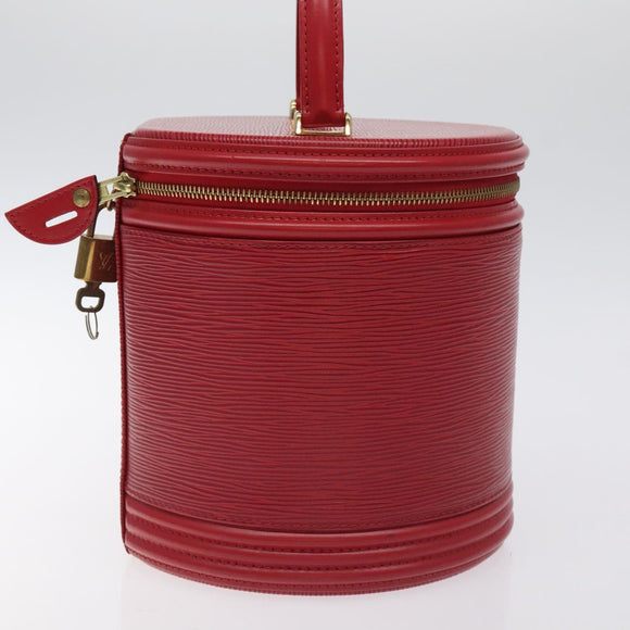LOUIS VUITTON Epi Cannes Hand Bag Red M48037 LV Auth ki5771