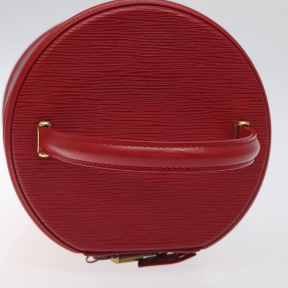 LOUIS VUITTON Epi Cannes Hand Bag Red M48037 LV Auth ki5771