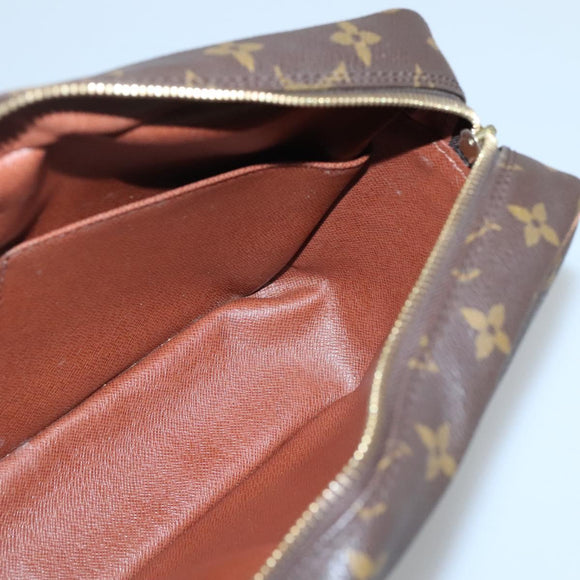 LOUIS VUITTON Monogram Compiegne 28 Clutch Bag M51845 LV Auth ki5776