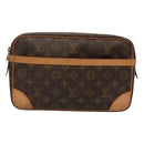 LOUIS VUITTON Monogram Compiegne 28 Clutch Bag M51845 LV Auth ki5776-13