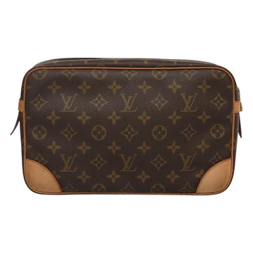 LOUIS VUITTON Monogram Compiegne 28 Clutch Bag M51845 LV Auth ki5776 - 0