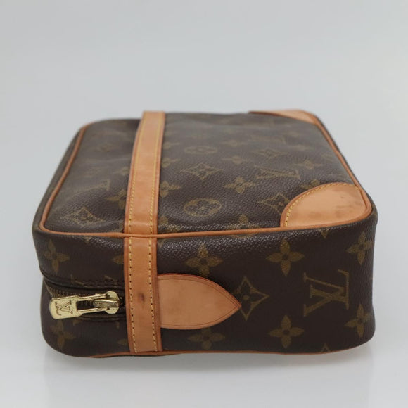 LOUIS VUITTON Monogram Compiegne 28 Clutch Bag M51845 LV Auth ki5776