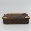 LOUIS VUITTON Monogram Compiegne 28 Clutch Bag M51845 LV Auth ki5776-6