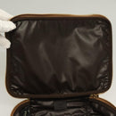 FENDI Zucca Canvas Vanity Pouch Beige Gold Auth ki5784-9