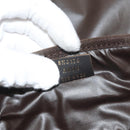 FENDI Zucca Canvas Vanity Pouch Beige Gold Auth ki5784-12